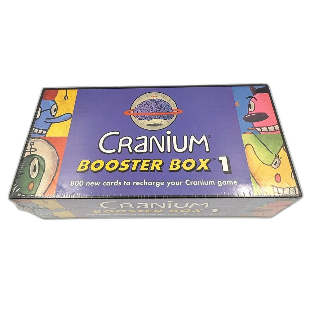 Cranium Booster Box 1 For Cranium Board Game 4 New Decks 800 Cards New Sealed